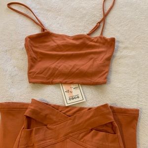 CUT OUTTA HERE DOUBLE LAYERED TWO PIECE